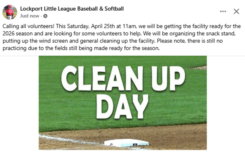 Facility cleanup day